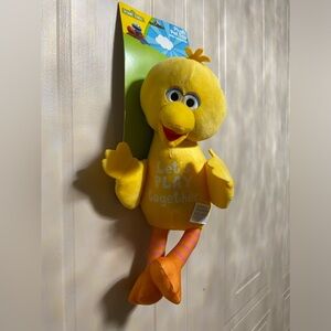 - Sesame Street Big Bird 14” Plush Pet Toy With  Clinker & Squeaker
